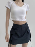 Ruzen Unneck Crop Tee