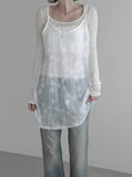 Lore Flower See-through Layered Sleeveless