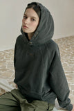 Indie Embroidered Snap Pigment Hoodie