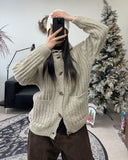 Ender Toggle Hooded Knit Cardigan