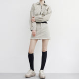 Sie Cotton Crop Jacket