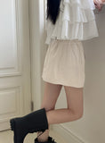 Hawkin cargo banding mini skirt