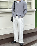 Lano Two Way Collar Zip-up Knit