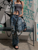 Ozzy Dirty Vintage Wide Denim Pants