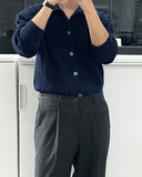 Serif Cable Collar Cardigan