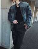 Chaser zipper denim jacket