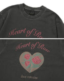 Rose Heart Pigment Sweatshirt