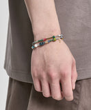 Multi Color Beads Layered Bracelet