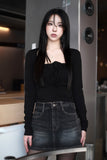 Separate Denim Skirt
