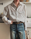 Pierce Two Pocket Stripe Shirt