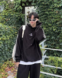Chest track hoodie