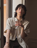 Hero Tweed Half Shirt
