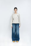 Brush Wide Denim Pants