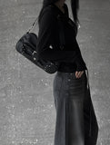Heart Buckle Two Way Shoulder Bag
