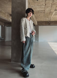 French tweed cropped jacket