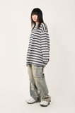 Relaxed stripe long sleeve