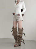 Renkit Hook Corset Collar Shirt