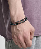 Black Light Beads Layered Bracelet