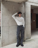 Forty Pigment Pintuck Wide Cargo Pants