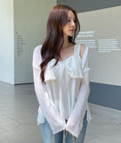 Alin V-neck Tefsa Cool Knit Cardigan