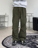 Peuon brushed nylon cargo pants