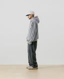 Cut-off Unbalance Pocket Hoodie