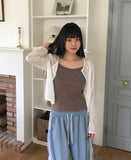 Dirin Flower Crop Sleeveless
