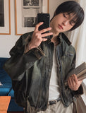 Motion Belted Balloon Denim Jacket