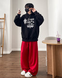 Lock Back Border Hoodie