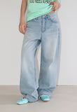 CLOUD WASHED WIDE DENIM