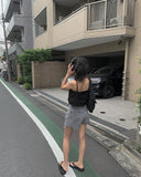 Tie Lace Layered Top Sleeveless