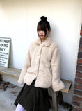 Abin Fur Fluffy Midi Coat