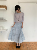 Ripe See-through Dot Three Quarter See-through Layered Tee
