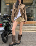Peak Low Cotton Shorts