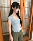 Reya Halter Short Sleeve T-shirt