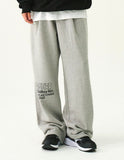 GRAR-LETTERING Training Pin Tuck Wide Pants