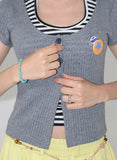 BLUE STON BEAD BRACELET
