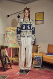 [2-WAY] Bunny Crop Zip-Up Knit