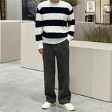 Park cable stripe knit