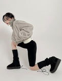 Crop mink jumper