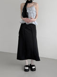 Flynn See-through Frill Tiered Blouse