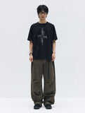 CROSS GUN GRAPHIC HALF T