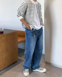 Tess Round Stripe Cardigan