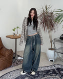 Decided Airtex Balloon Denim Pants