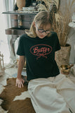 Butter Ribbon Crop Short Sleeve Tee