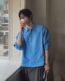 Basic Over Crop Cotton Shirt