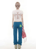 LACE BACK CROSS Short Sleeve Tee