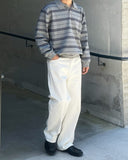 Beres Stripe Collar Knit