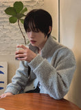 Merry Alpaca High Neck Cardigan