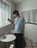 Edith Linen Half Shirt